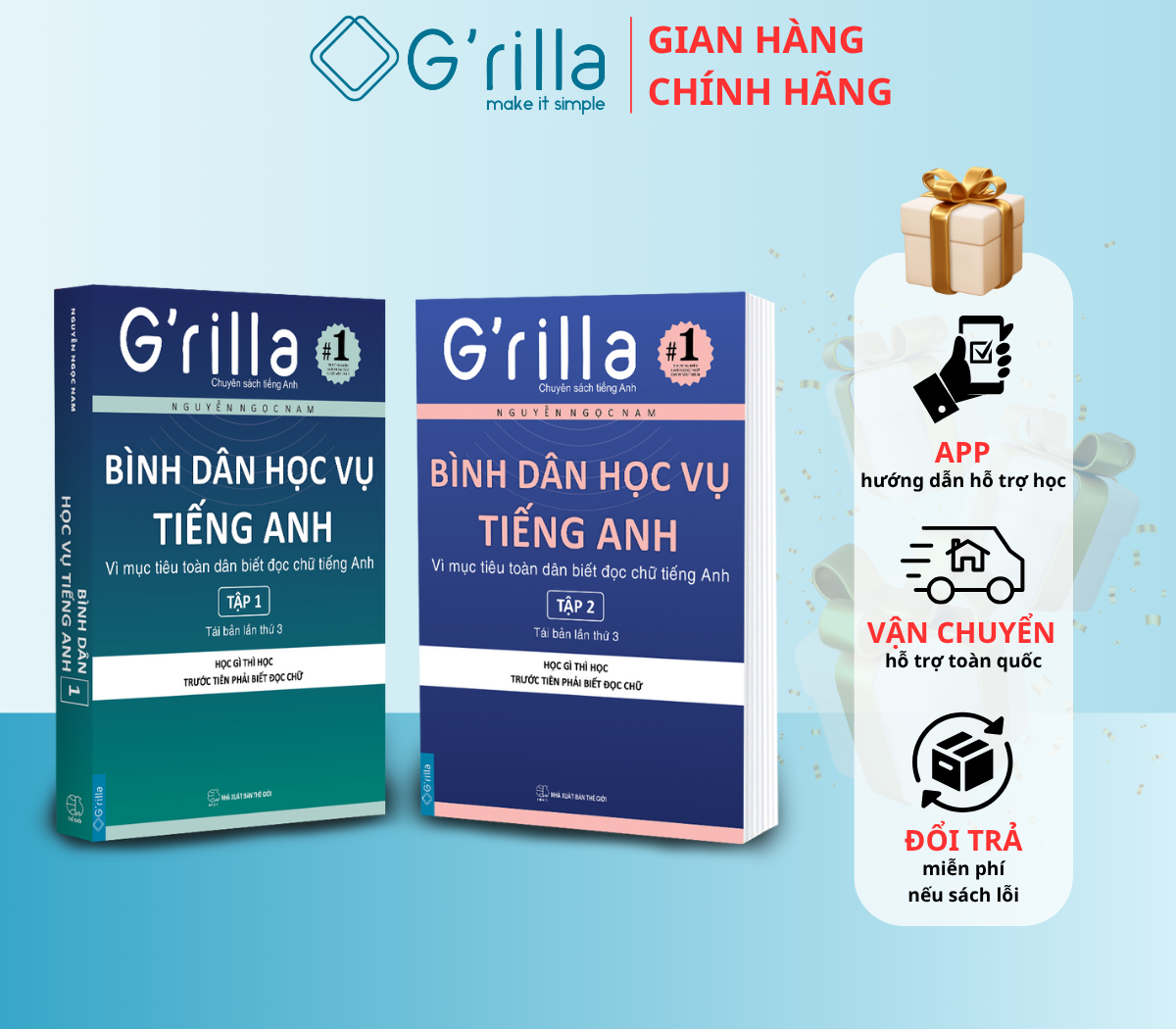 Combo Bình dân học vụ tiếng Anh - Tập 1 và 2 | Nguyễn Ngọc Nam